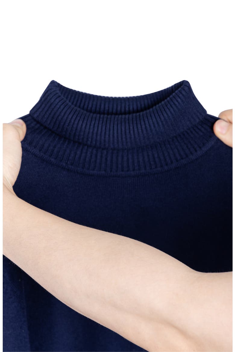 Basic Turtleneck Sweater, Alternate, color, NAVY