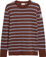 Moncler Stripe Long Sleeve T-Shirt