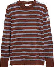 Moncler Stripe Long Sleeve T-Shirt