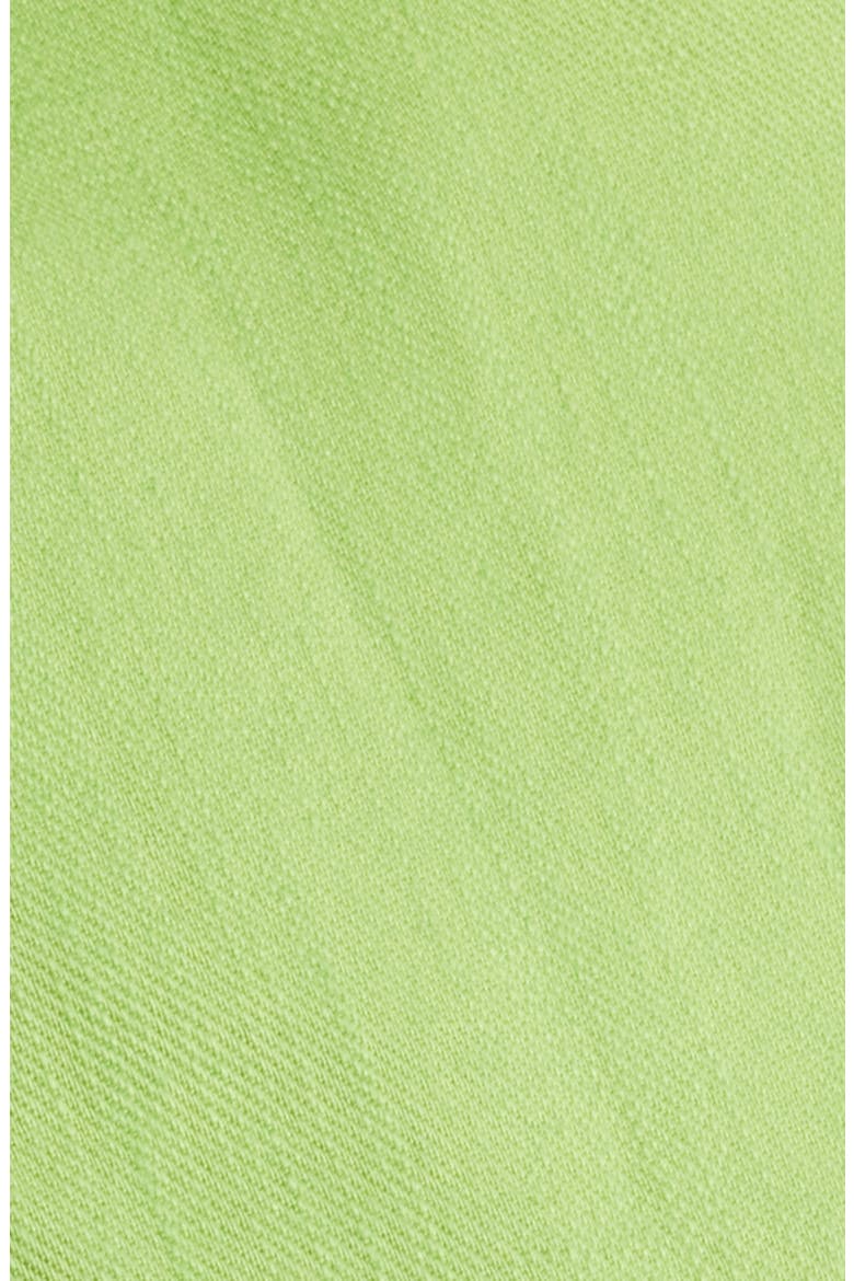 Connie Organic Cotton & Linen Blend Button-Up Top, Alternate, color, APPLE GREEN