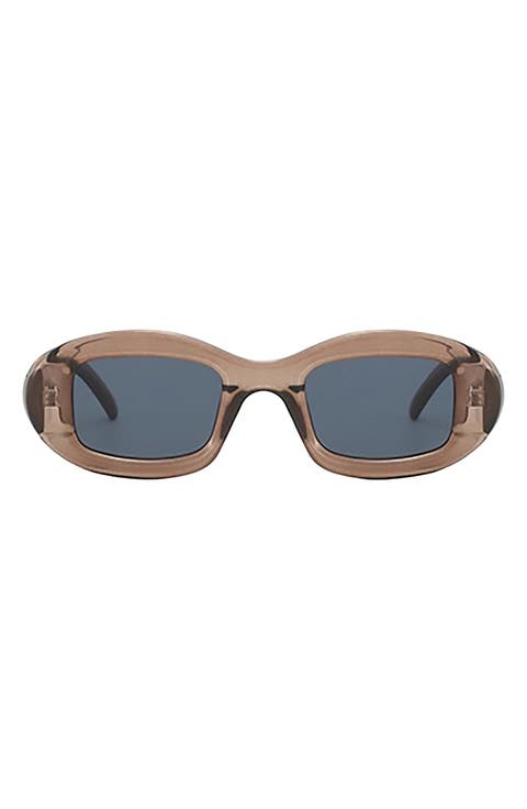Gigi 55mm Polarized Oval Sunglasses