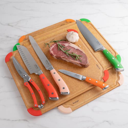 Eli Home 9 Piece Cuttingwise Cutting Boards + Knife Set In Multi