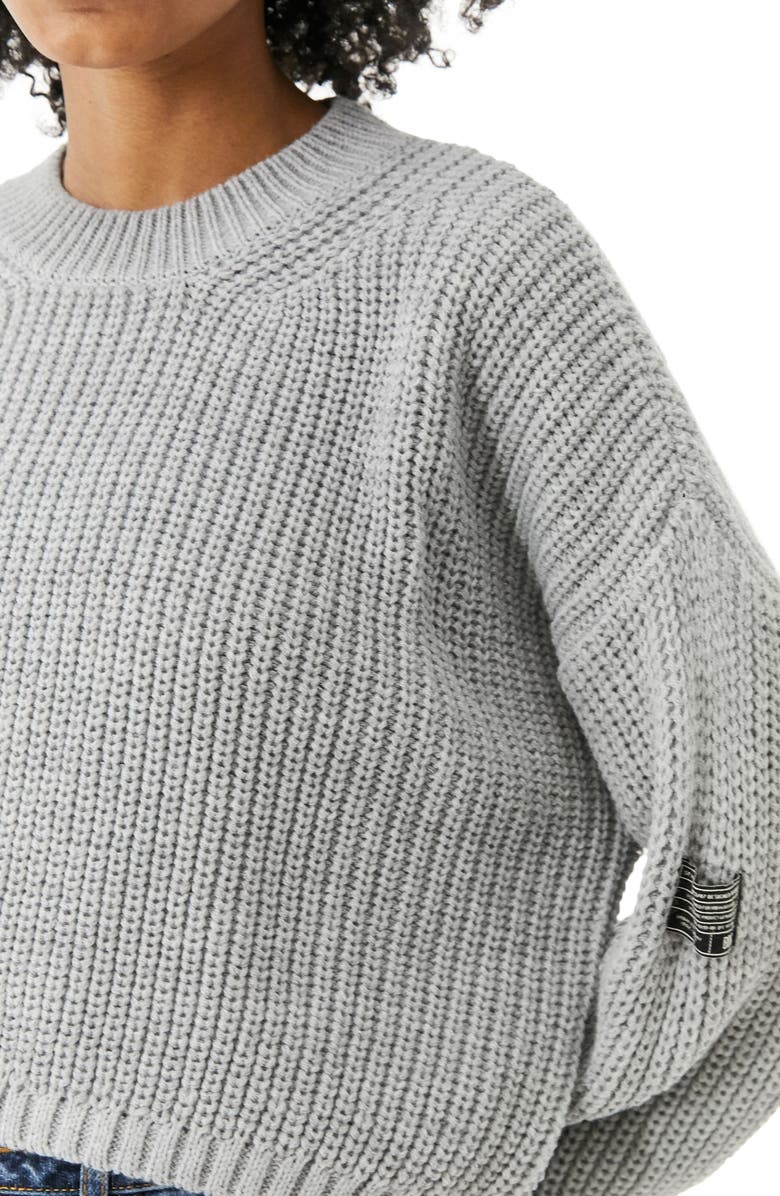 BDG Urban Outfitters Shaker Stitch Crop Sweater, Alternate, color,