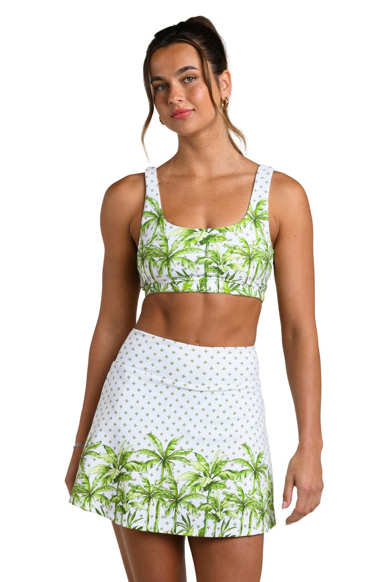 Club Palm Active Skort, Alternate, color, LIME