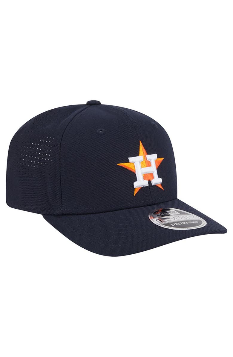 New Era Men's New Era  Navy Houston Astros Performance 9SEVENTY Stretch-Snap Hat, Alternate, color, Navy