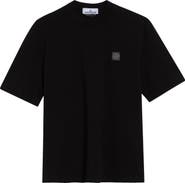 Stone Island Logo Patch Cotton T-Shirt