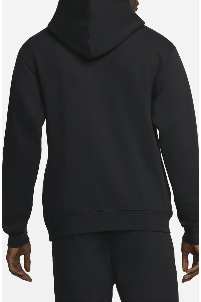 Essential Fleece Graphic Hoodie, Alternate, color, BLACK