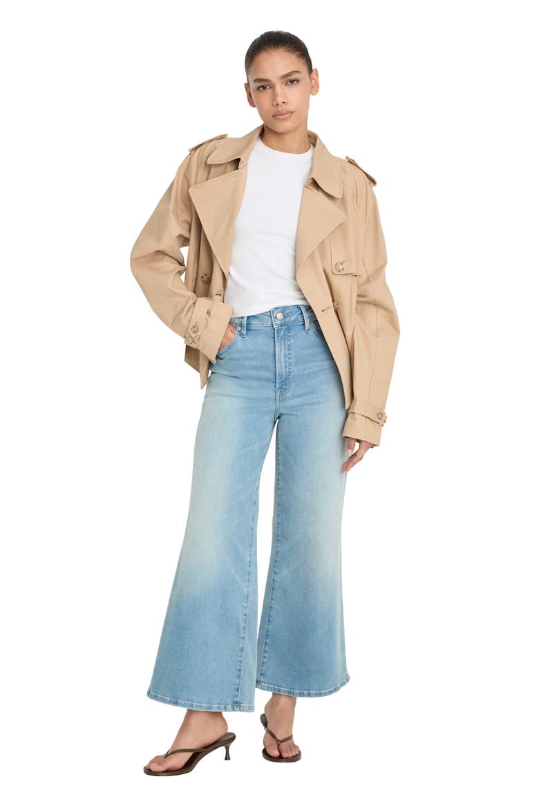 Soft-Tech Good Waist Crop Palazzo Jeans, Alternate, color, INDIGO1225