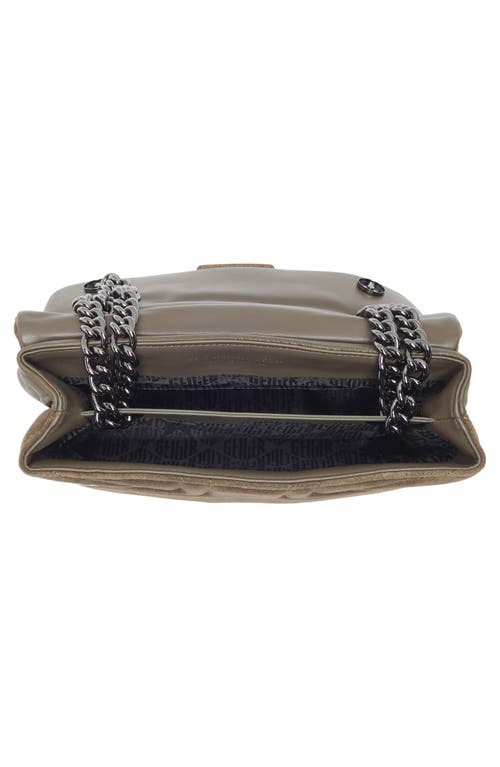Kurt Geiger London Kensington Quilted Shoulder Bag In Gray