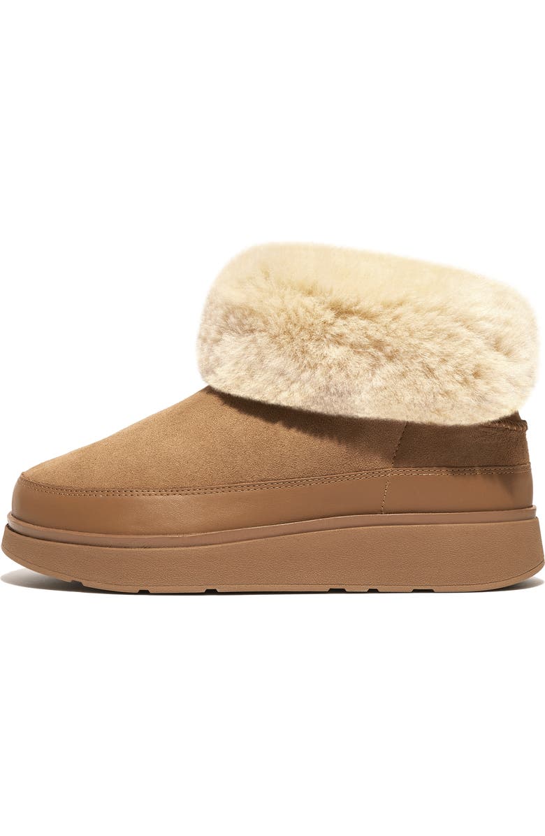 FitFlop Gen-FF mini double-faced shearling boots, Alternate, color, Desert Tan