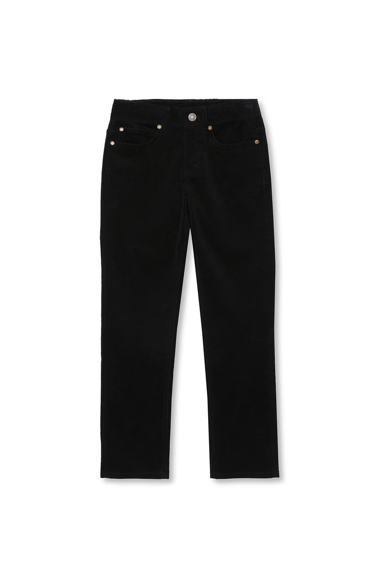 Boys Stretch Cord 5 Pocket Pants, Main, color, Black
