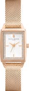 Olivia Burton Classics Rectangular Mesh Strap Watch, 20mm