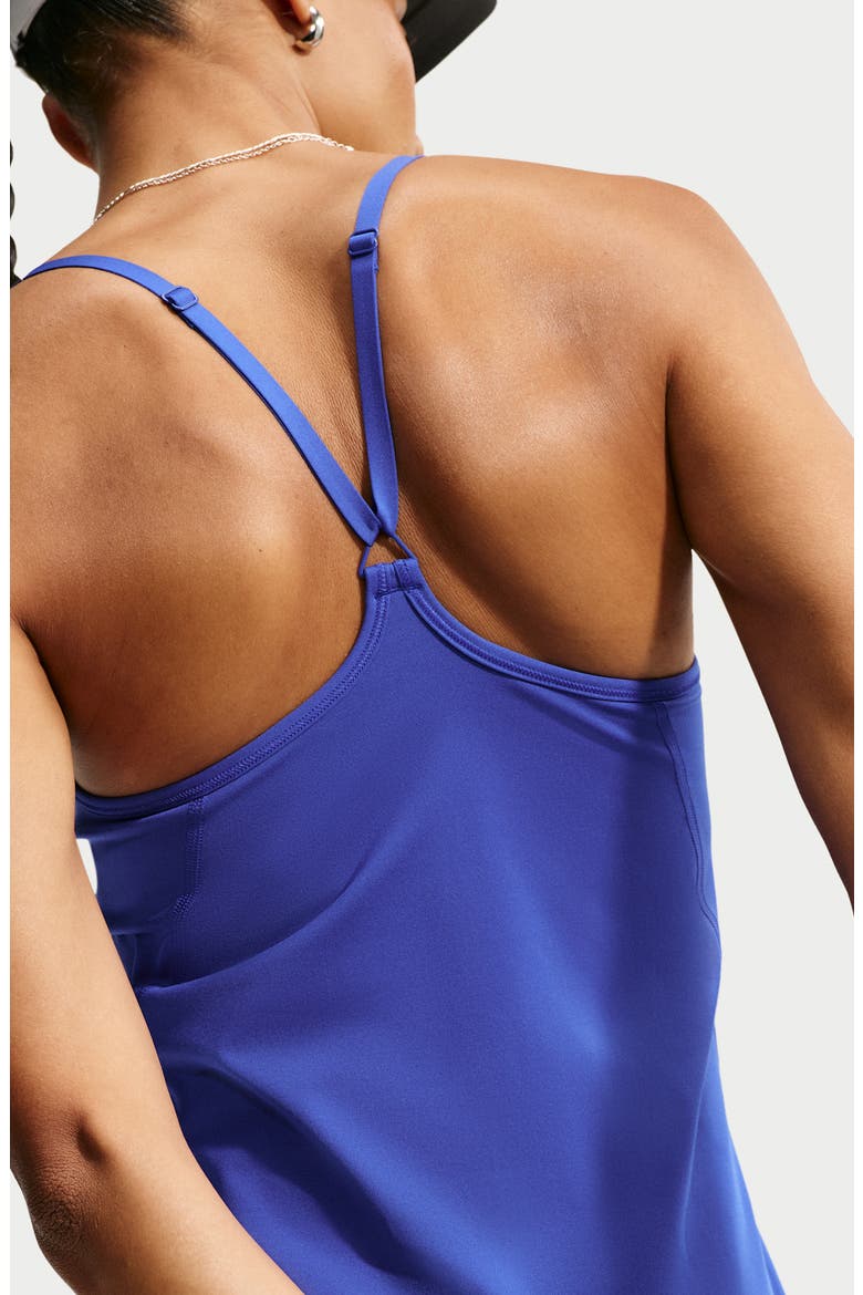 NikeCourt Advantage Dri-FIT Tennis Dress, Alternate, color, OLD ROYAL/ WHITE