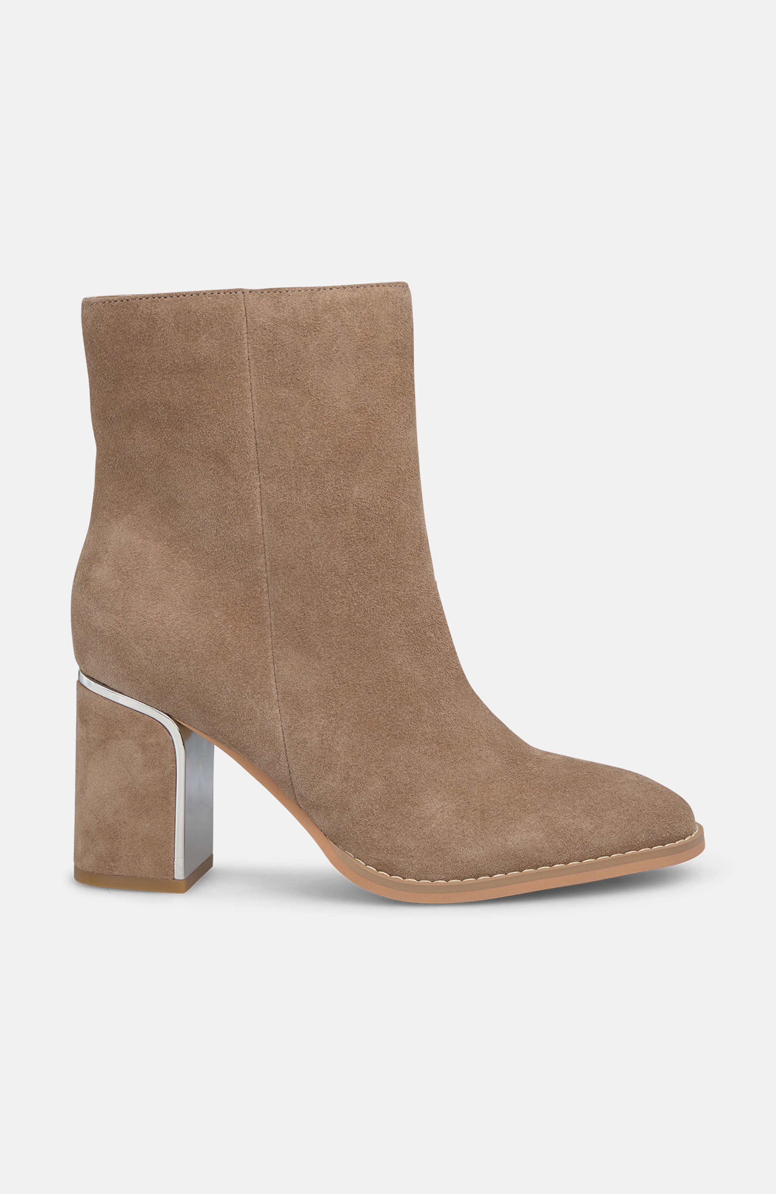 Heeled Ankle Boot Detail, Alternate, color, Vison