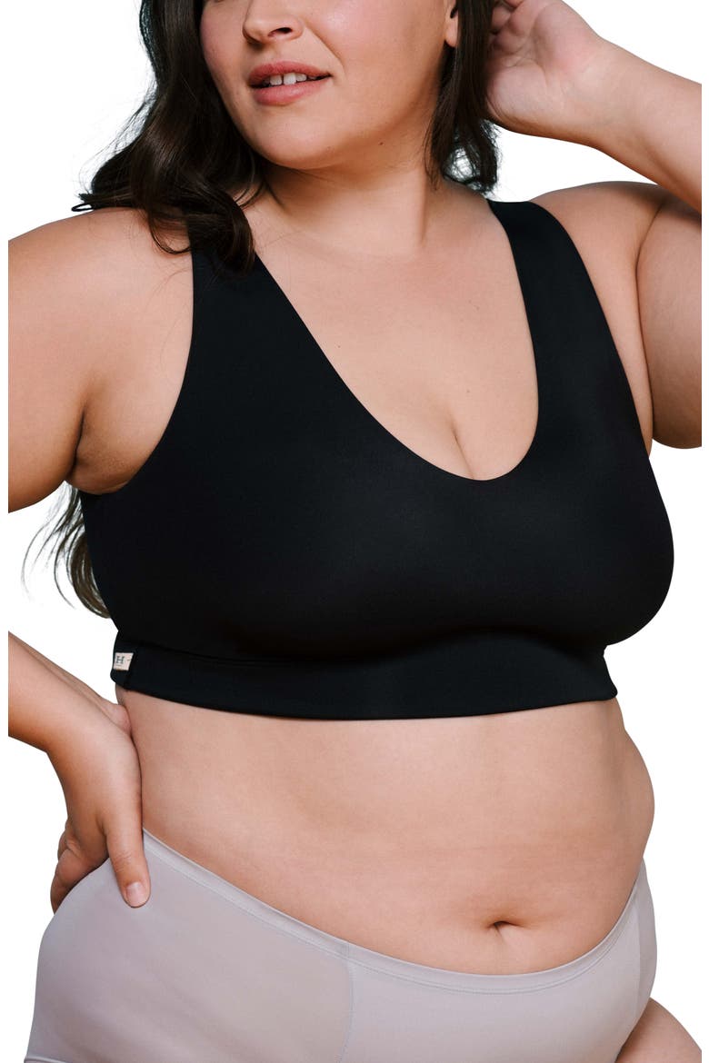 Bliss Bralette, Alternate, color, BLACK