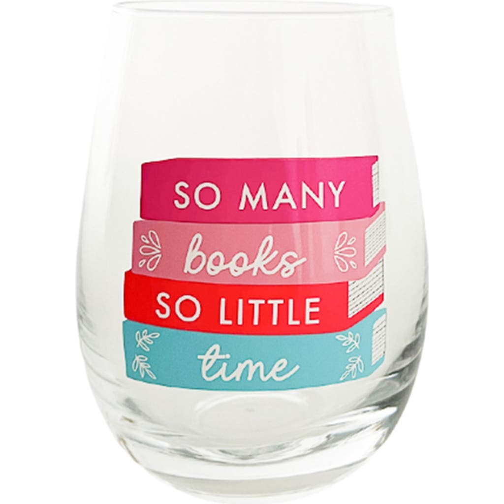 Jollity & Co Book Club Wine Glass In So Many Books...