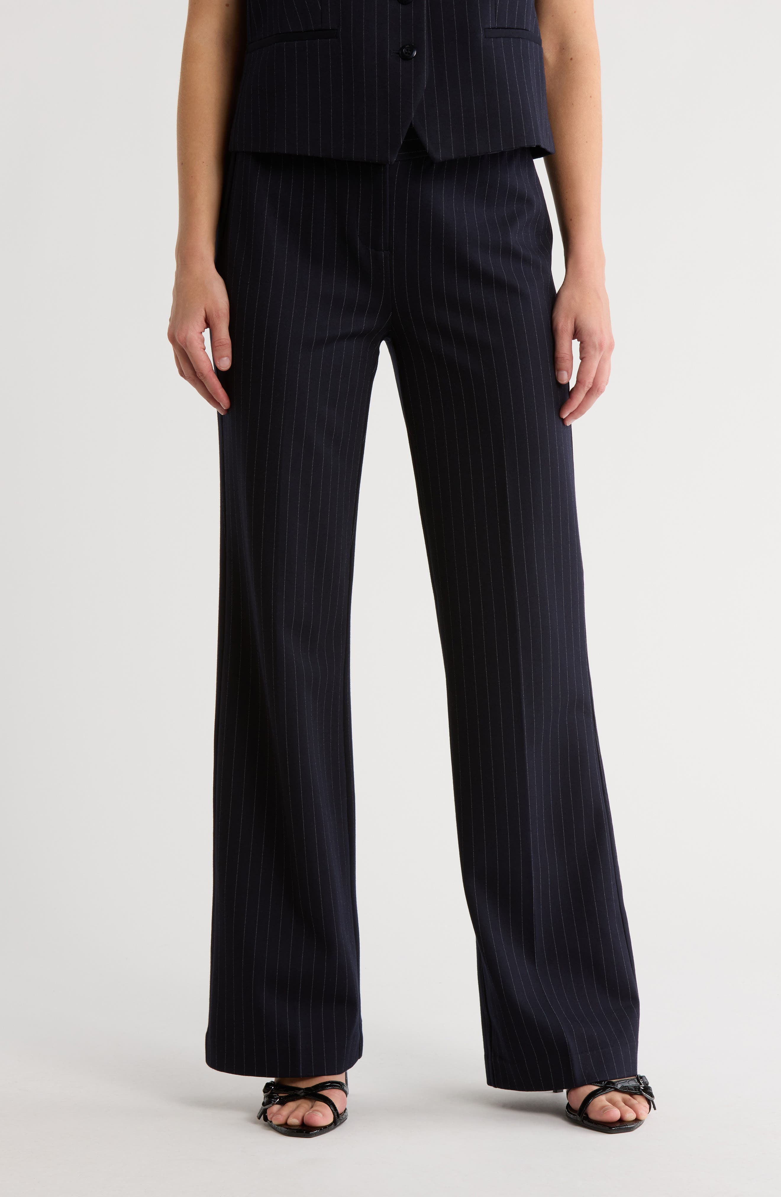 Amanda & Chelsea Aria Pinstripe Trousers