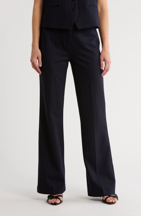 Aria Pinstripe Trousers