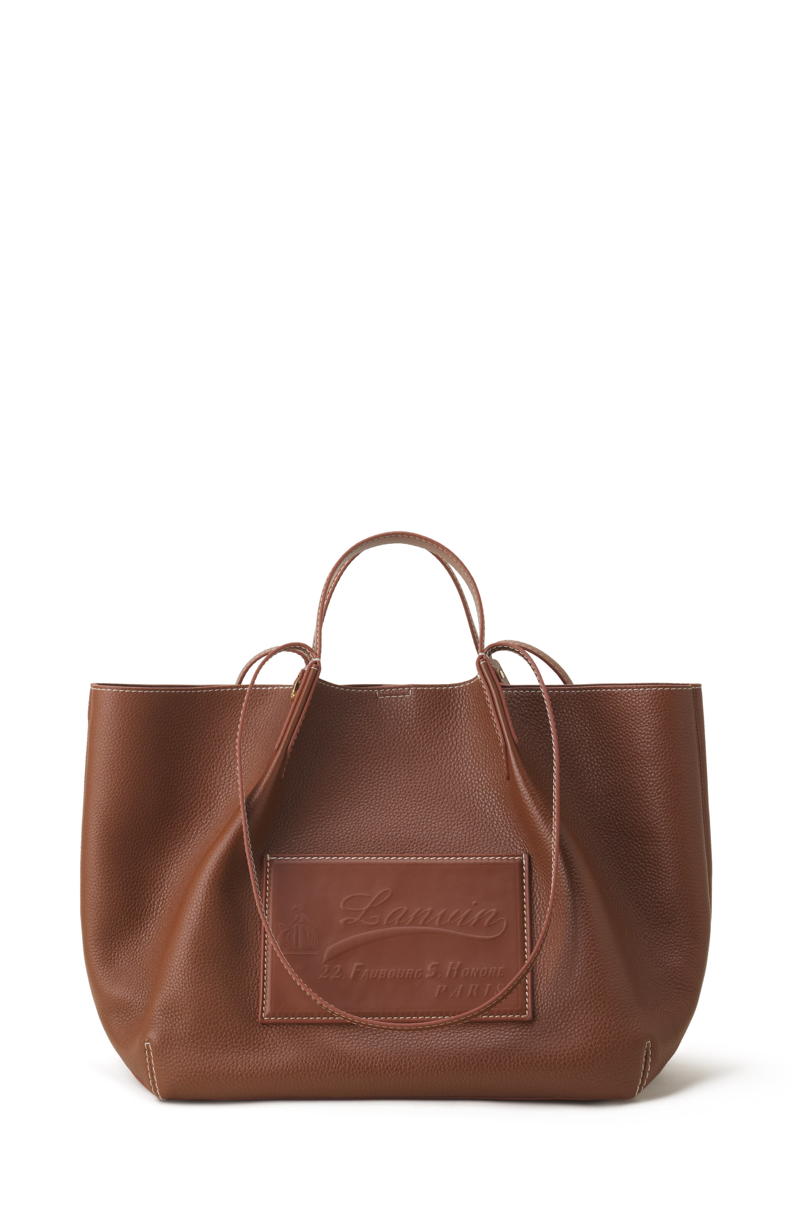 Catch By Lanvin Tote Bag, Main, color, Chestnuts