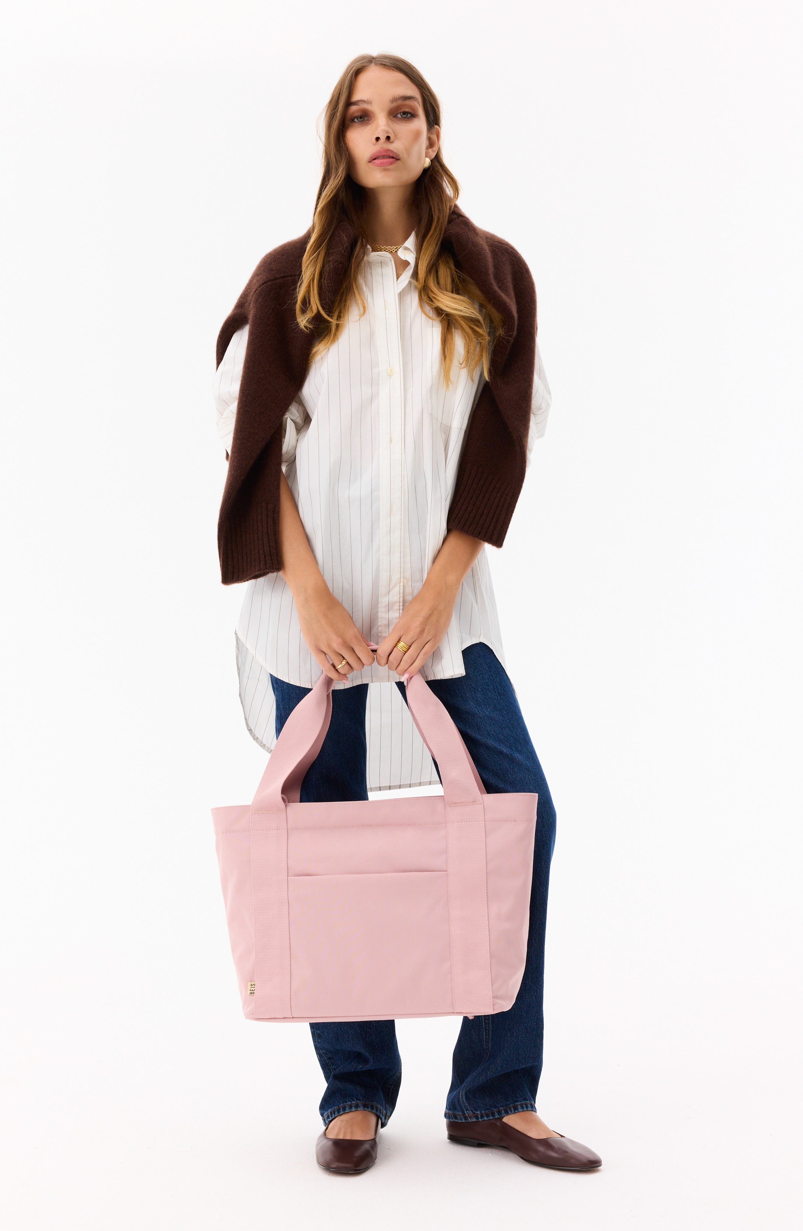 Béis The Béisics Water Repellent Tote, Alternate, color, 