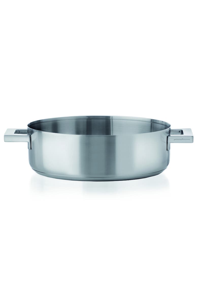 SAUTE PAN 2 HANDLES CM.32 STI, Main, color, STAINLESS STEEL