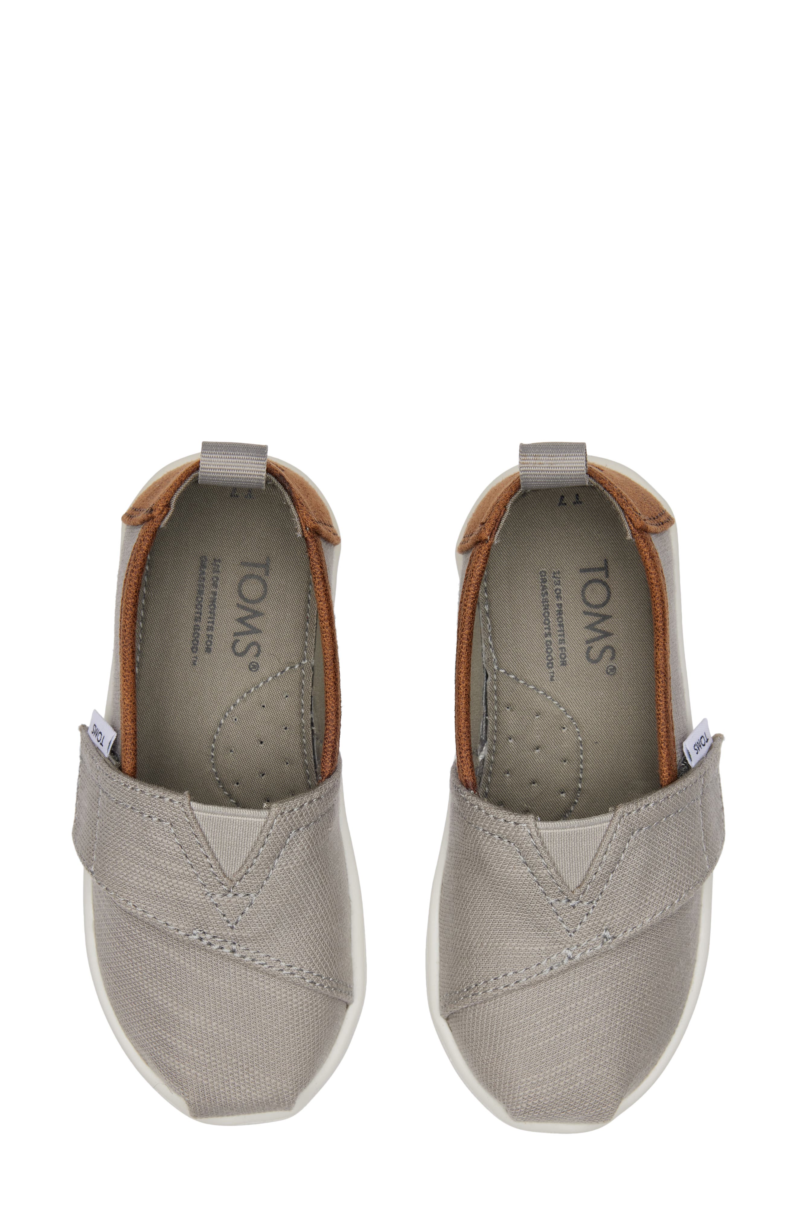 TOMS Kids' Alpargata Slip-On Sneaker, Alternate, color, 