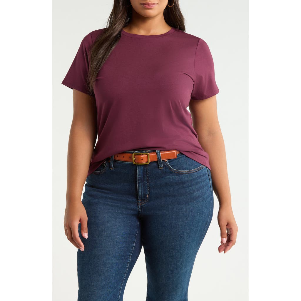 Nordstrom Crewneck T-shirt In Purple