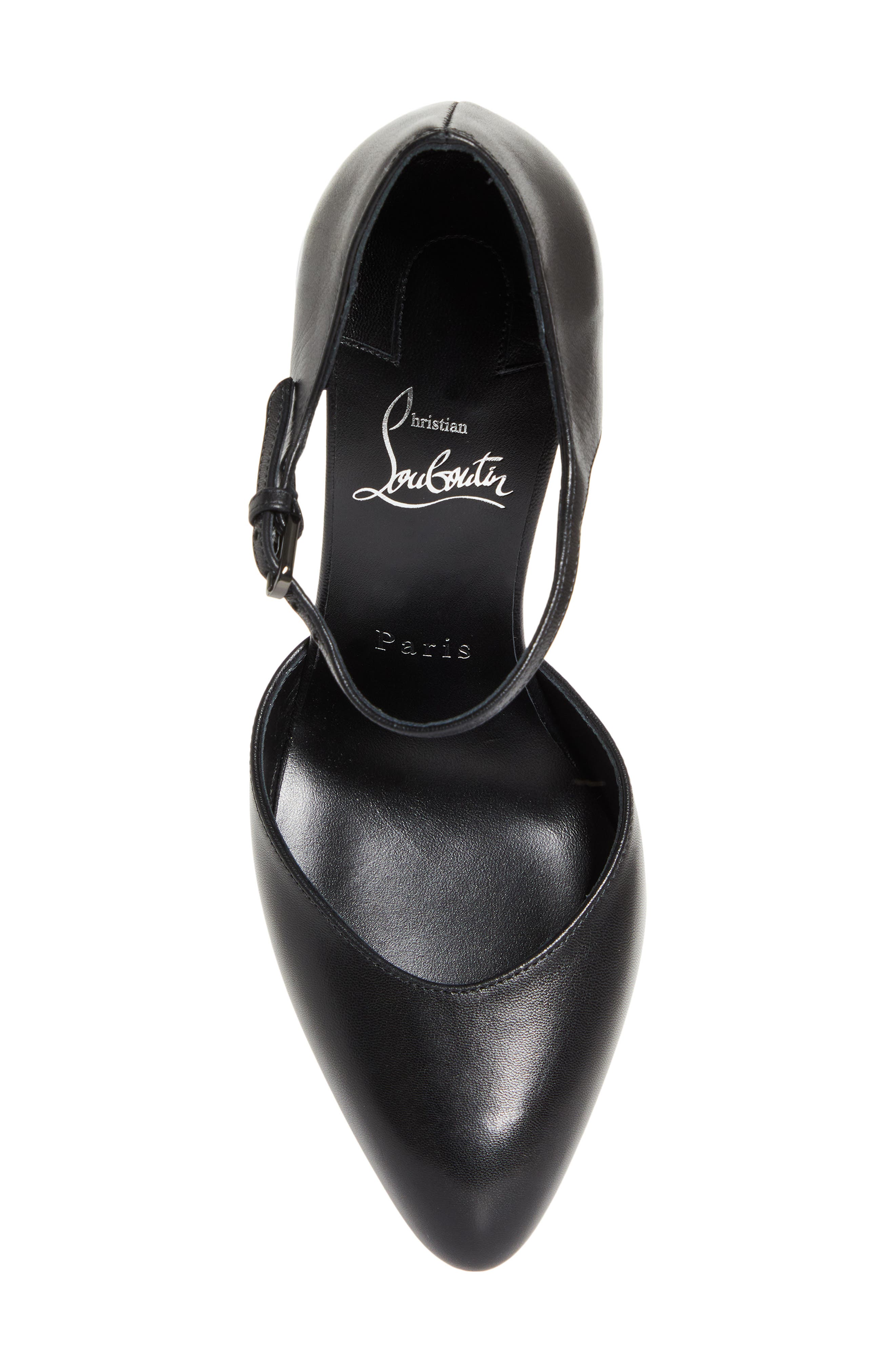 Christian Louboutin Fanny Demie Pump, Alternate, color, Black/ Black
