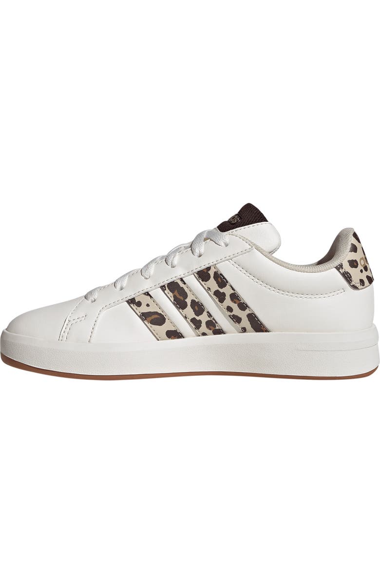 adidas Kids' Grand Court 3.0 Sneaker, Alternate, color, White/ Crystal Linen/ Coffee