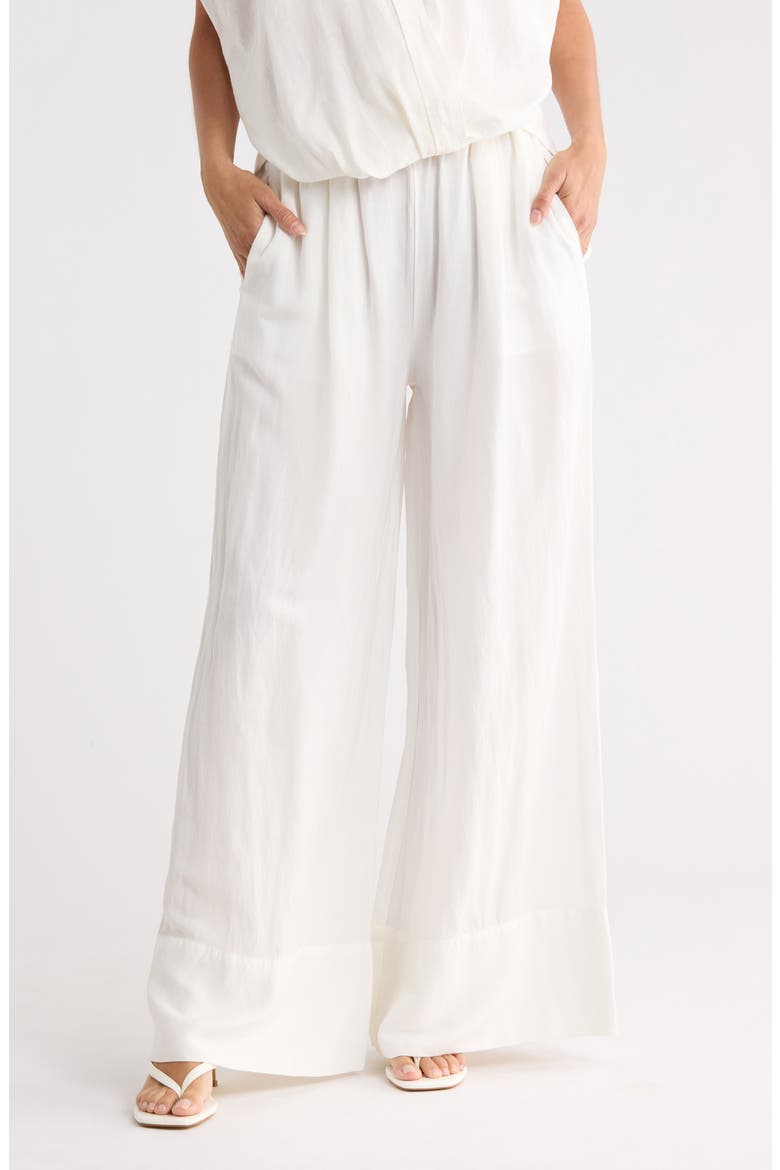 Hilo Wide Leg Pants, Main, color, BONE