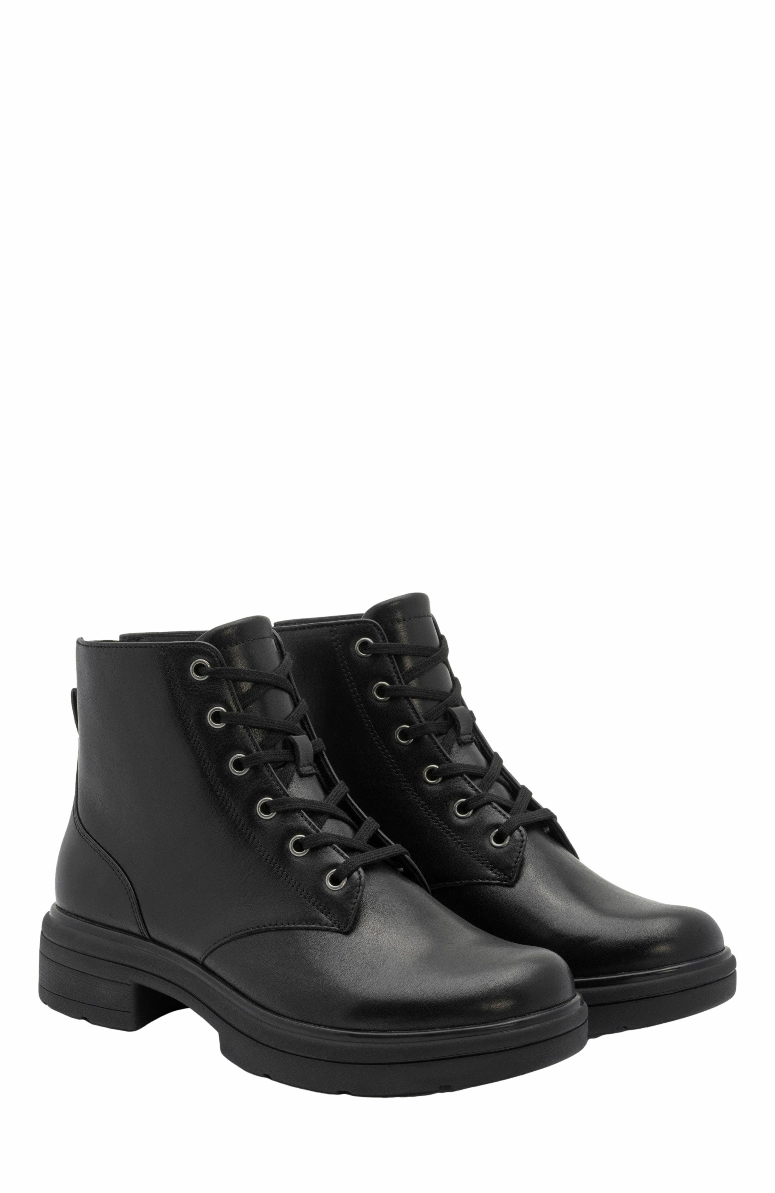 ABEO Vista Lace Boot, Alternate, color, Black