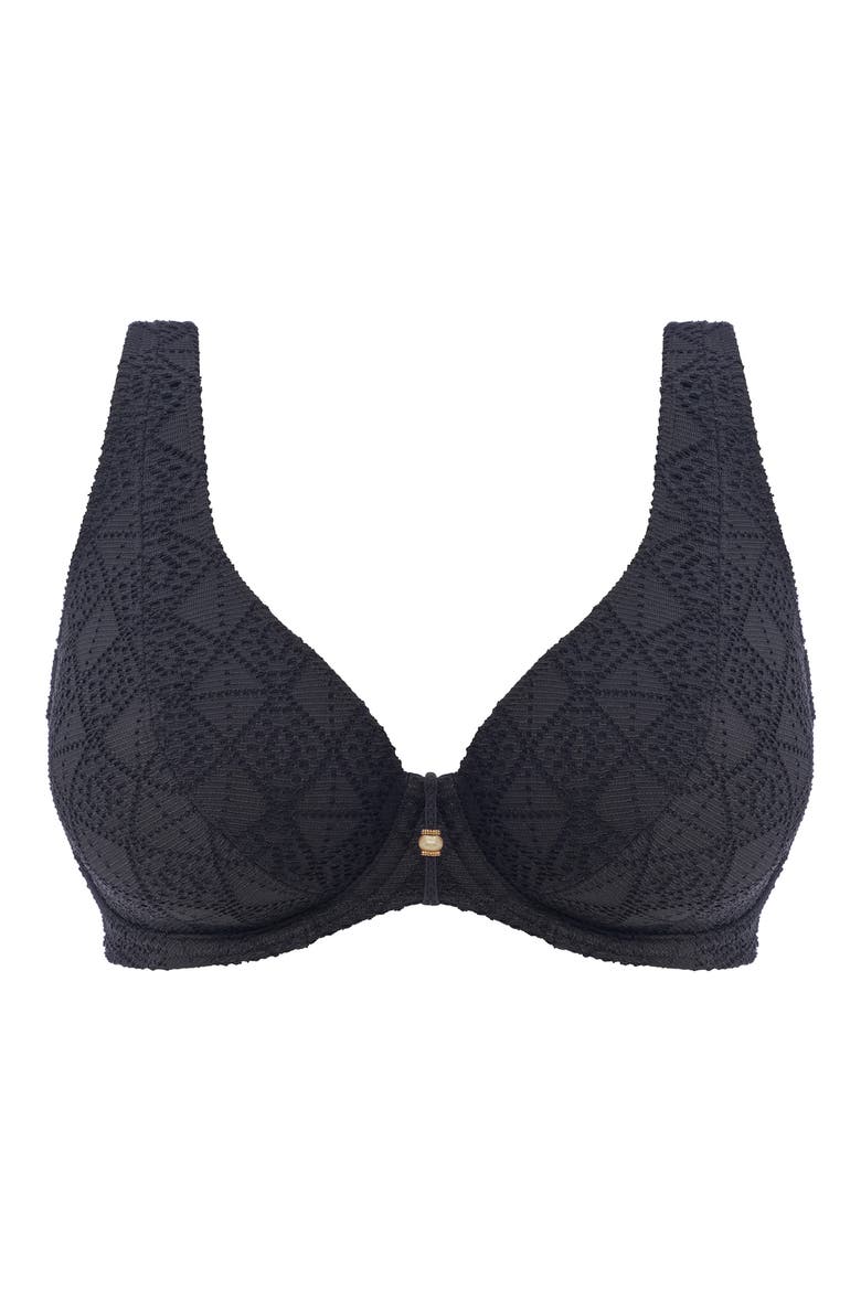 Nomad Nights Underwire Bikini Top, Alternate, color, BLACK (BLK)