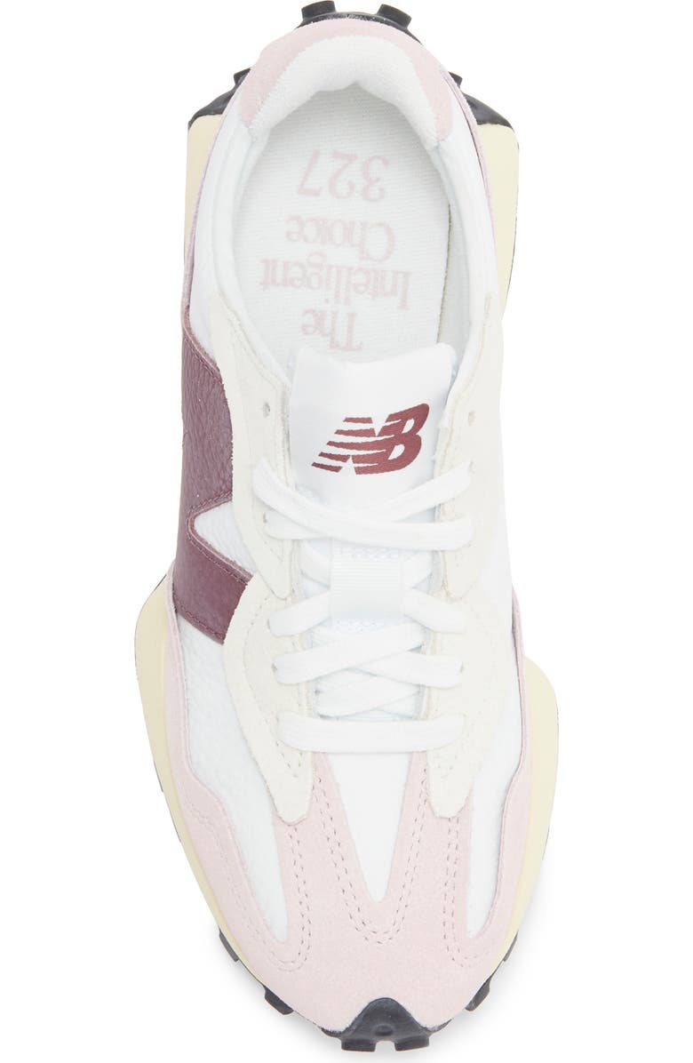 New Balance Gender Inclusive 327 Sneaker, Alternate, color, Twilight Haze/ Faded Plum