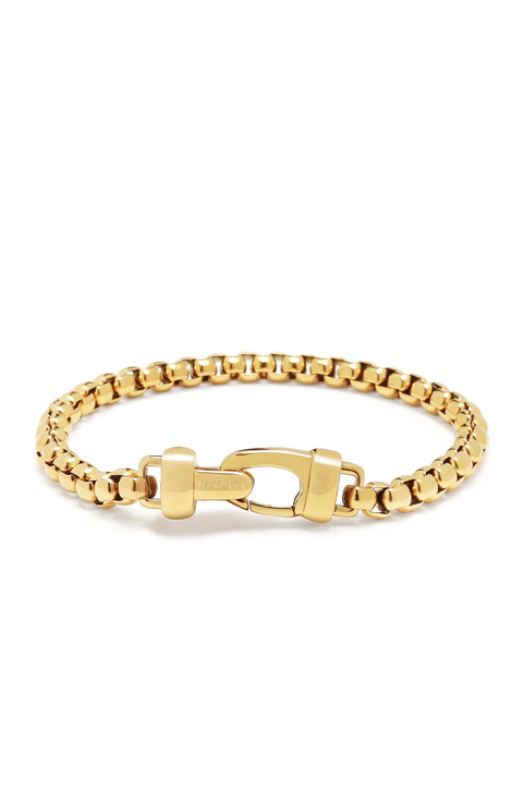 Classic Gold Box Chain Bracelet
