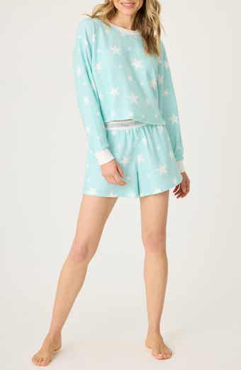 PJ Salvage Print Waffle Knit Short Pajamas