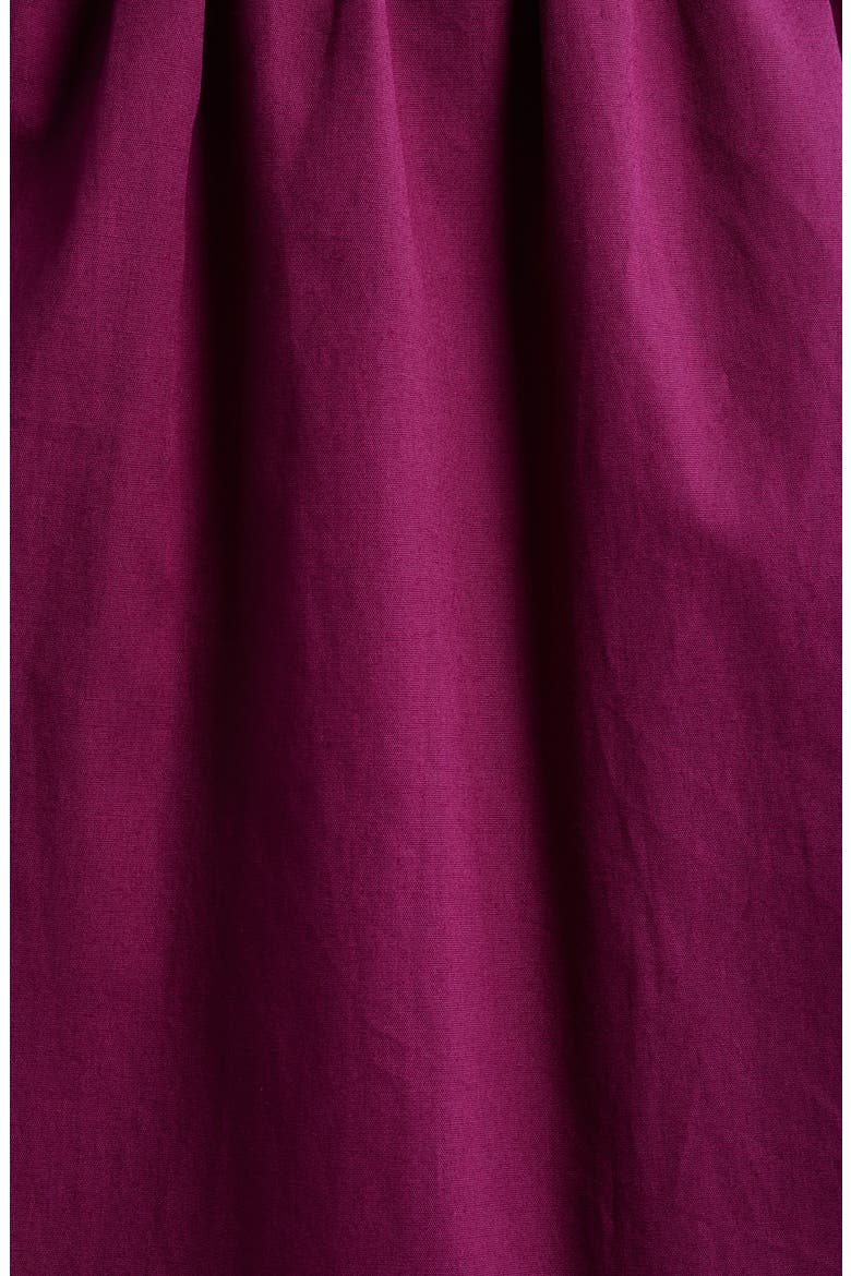 Flutter Sleeve Midi Dress, Alternate, color, BERRY