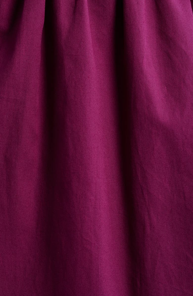 Eliza J Flutter Sleeve Midi Dress, Alternate, color, Berry
