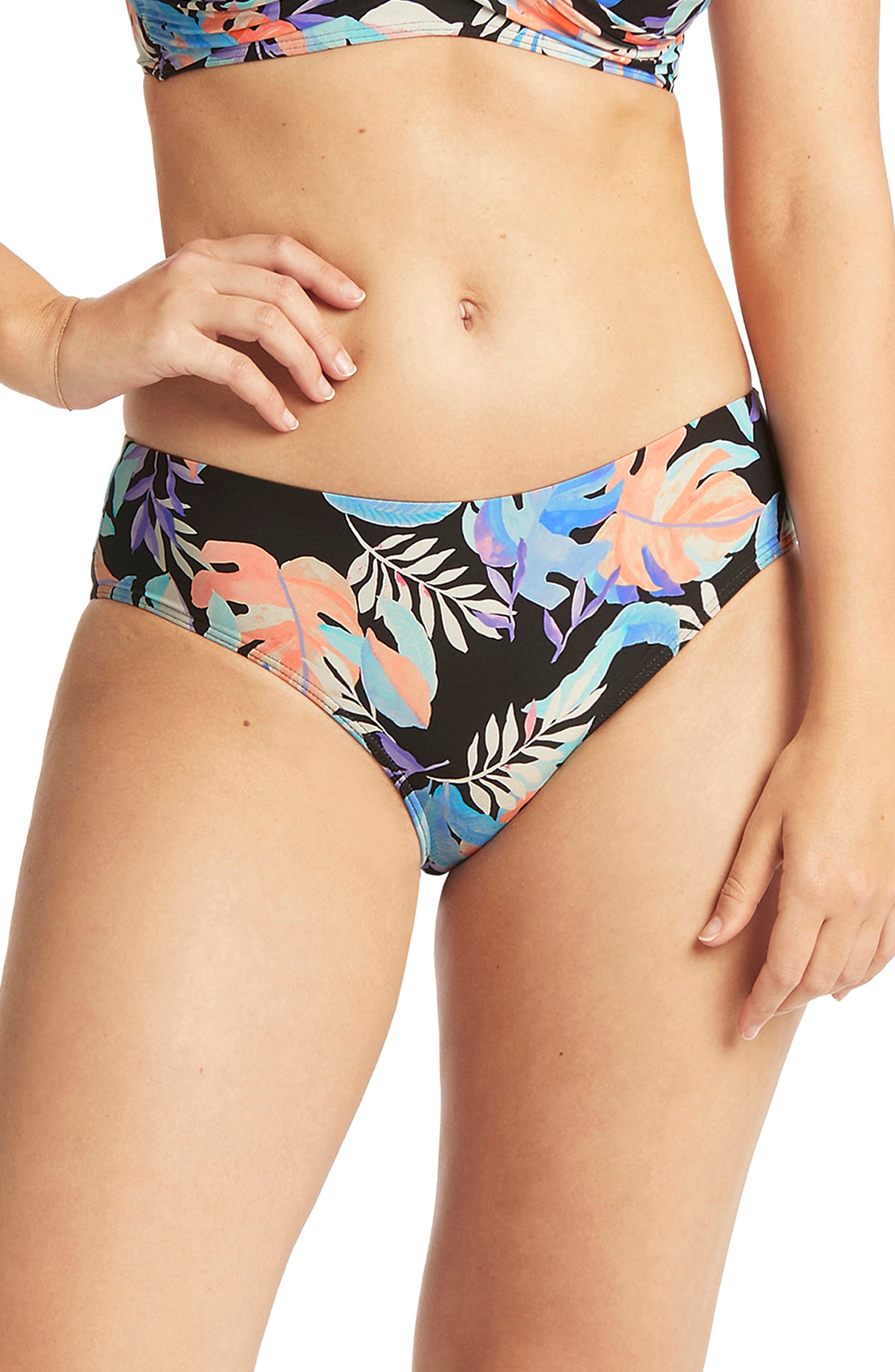 Sea Level Floral Print Bikini Bottoms