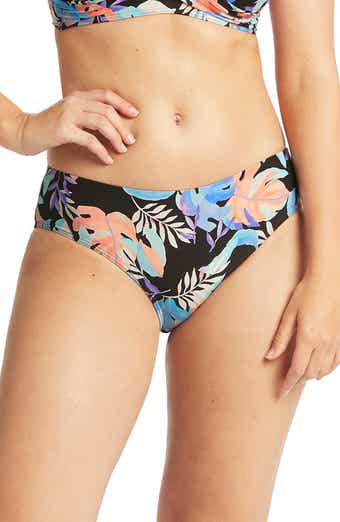 Sea Level Floral Print Bikini Bottoms