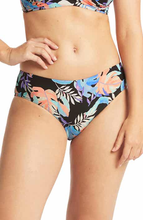 Sea Level Floral Print Bikini Bottoms