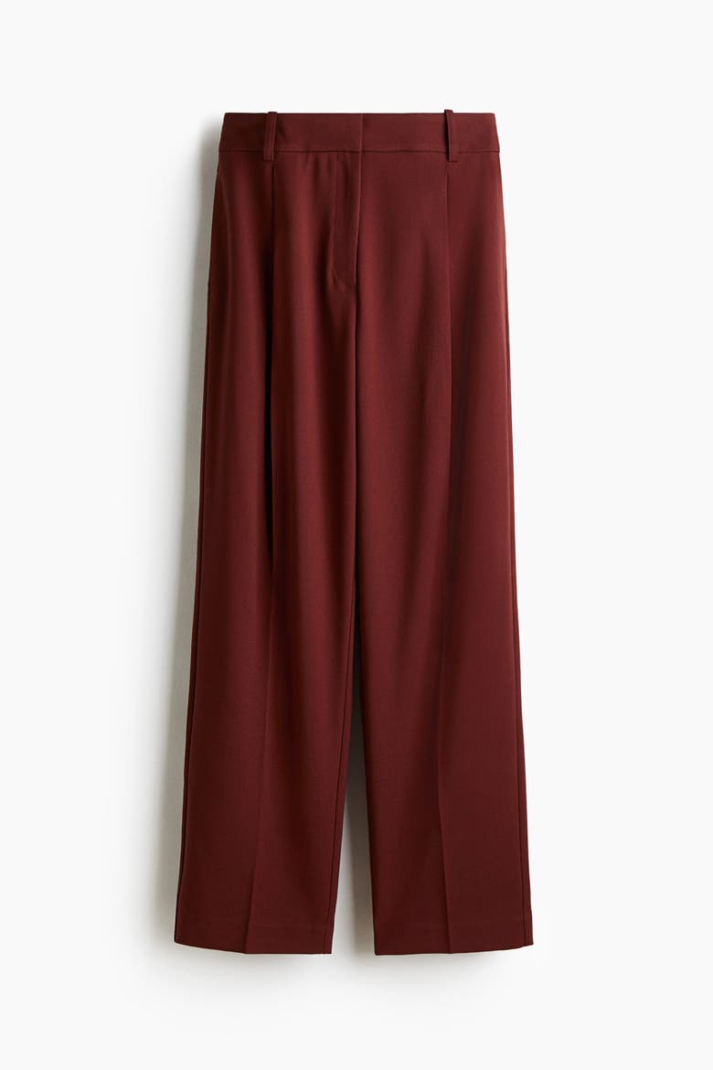 Tailored Trousers, Alternate, color, Red