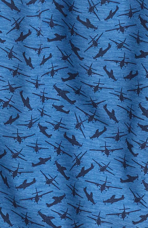 Vineyard Vines Kids' Chappy Beach Print Swim Trunks In Seaplane Moonshine