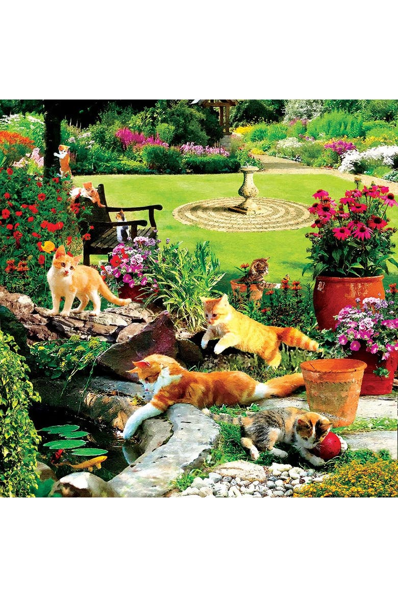 Garden Fishermen 500 piece Jigsaw Puzzle for Adults, Alternate, color, Multicolor