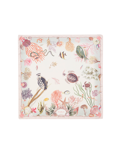 Fable England Tropical Escape Square Scarf