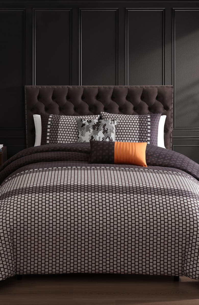 Bebejan Linear Luxe Comforter Set, Alternate, color, Purple