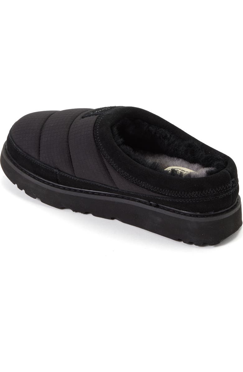 Dearfoams Fireside Greta Sport Nylon Puff Water Repellent Clog, Alternate, color, Black