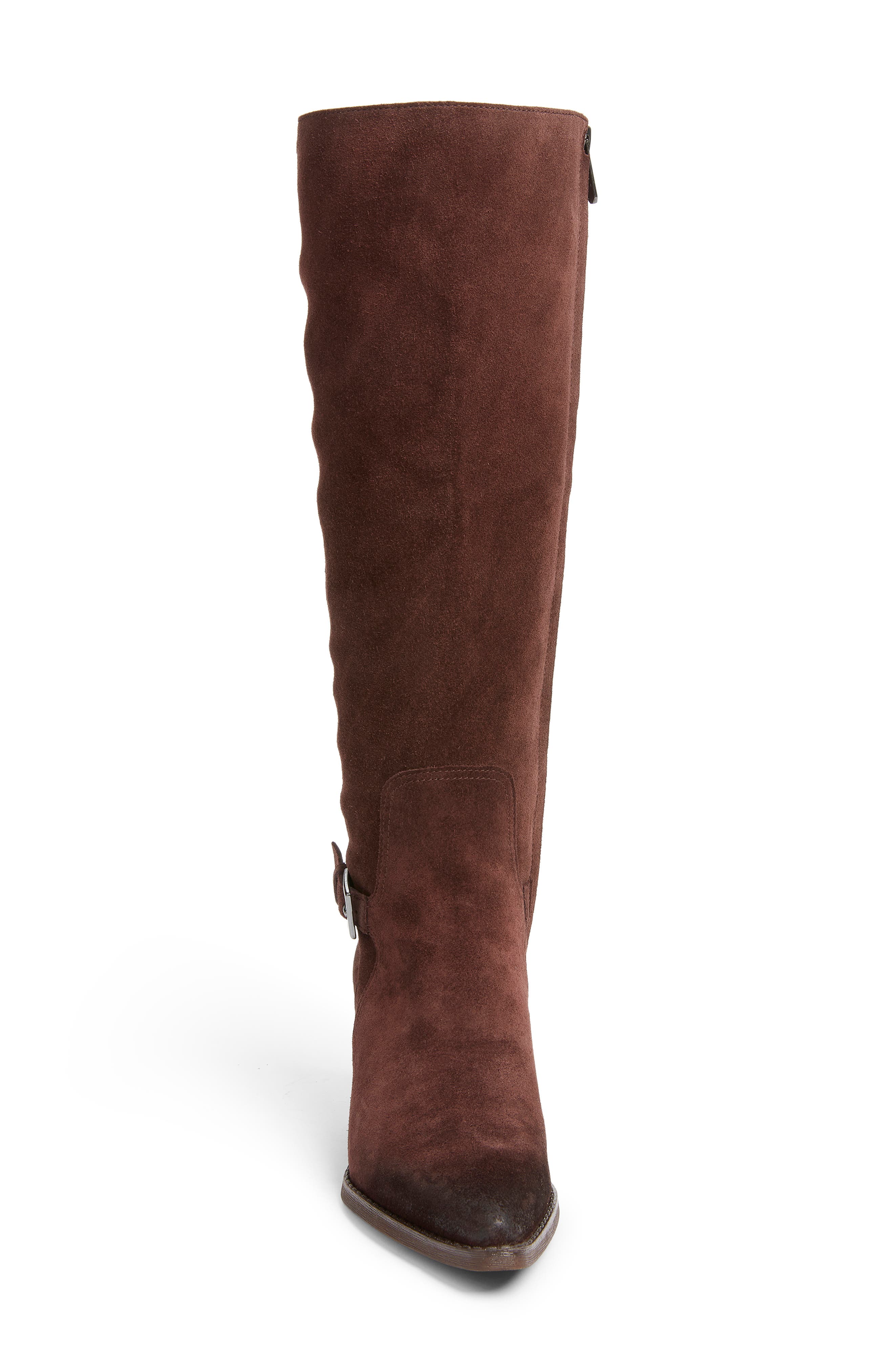 Wren Buckle Knee High Boot, Alternate, color, CAFE NOIR