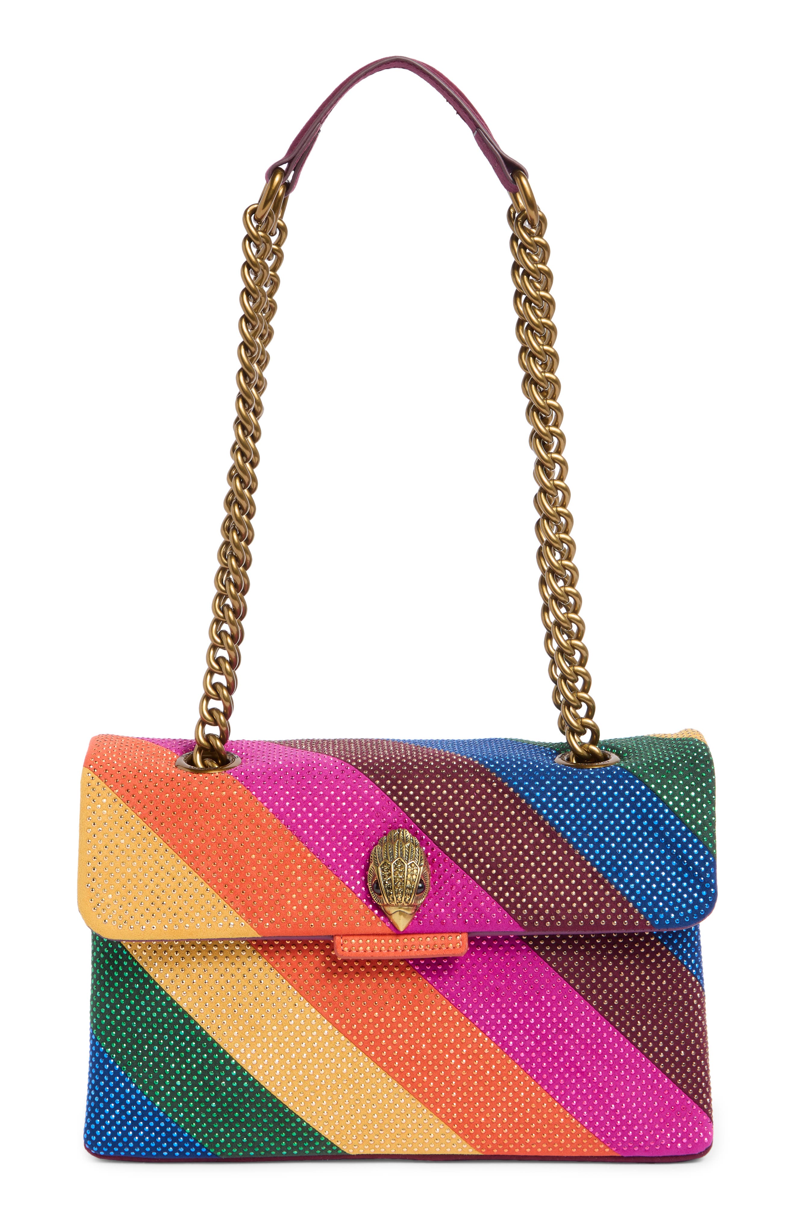 Kurt Geiger London Kensington Stripe Convertible Shoulder Bag