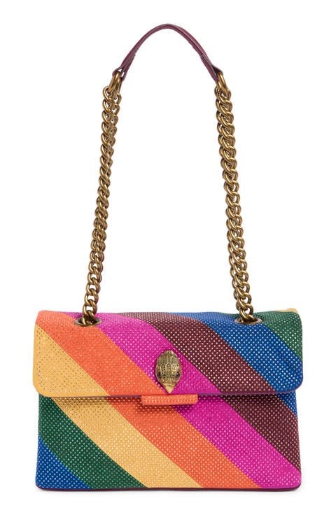 Kensington Stripe Convertible Shoulder Bag