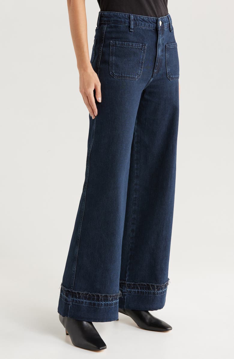 rag & bone Marina Wide Leg Jeans, Alternate, color, 
